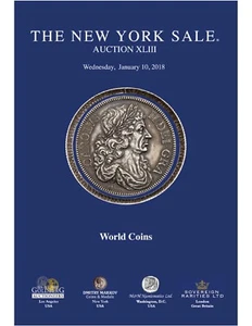 The New York Sale Auction 43 World Coins Gold Silver British Spain January 2018 - Picture 1 of 8