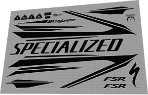 Juego de calcomanías de marco SPECIALIZED Stumpjumper (2016) Expert FSR 29 - Imagen 1 de 3
