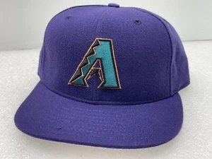 VINTAGE 90's NEW ERA ARIZONA DIAMONDBACKS 5950 PURPLE 7-1/4 DEADSTOCK 1998 - Picture 1 of 11
