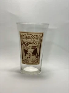 Vintage Nachbildung Original Flare Glas Coca-Cola Jahrhundertwende Design - Bild 1 von 10