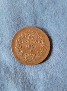 1891 Mo Mexico 1 Centavo RM533 - Picture 1 of 2
