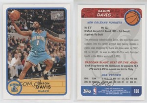 2003-04 Bazooka Baron Davis #130