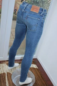 Original 510 Slim Fit Levi W29 L32 Blau Levi's Stretch 29R Jeans Tapered Leg - Bild 1 von 22
