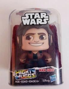 Disney Hasbro Star Wars Han Solo Mighty Muggs #10 Figurine 3 Different Faces NIB - Picture 1 of 6