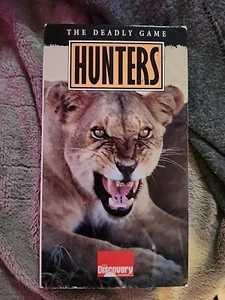 The Discovery Channel Hunters The Deadly Game VHS 60 Min 1995 Lion - Picture 1 of 4