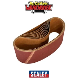 Sealey WSB62120 Worksafe 100 x 620mm Sanding Belt 120Grit - Pack of 10 - Picture 1 of 5