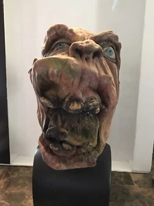 Vintage Halloween/Costume Snarling Ogre/Monster/Abomination Latex Mask - Picture 1 of 4