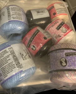 Aunt Lydia's Crochet Thread Size 3 & 10 Lot of 7 - LOT20-25 - Picture 1 of 1