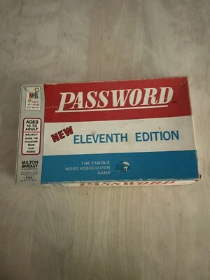 Vintage 1970 Eleventh Edition PASSWORD Game by Milton Bradley Missing Spinner - Image 1 of 4