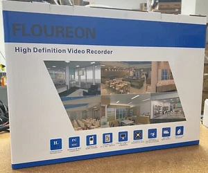 [NEW] Floureon CCTV 4-Camera Kit with H.264 4-Channel Digital Video Recorder - Picture 1 of 7