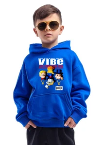 NEW STREETWEAR ON DEMAND YOUTH ALWAYS PAID VIBE ROYAL BLUE HOODIE XSMALL-XLARGE - Picture 1 of 3