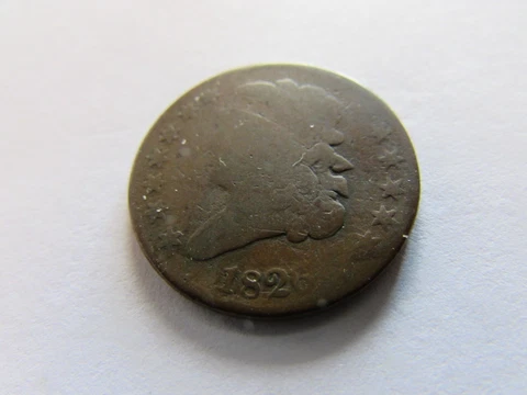 1826 Classic Head Half Cent Early American Copper Coin US 1/2 Penny Cover