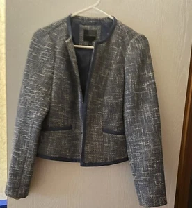 Der limitierte Blazer blau Größe Small Tweed kurze Geschäftskarriere - Bild 1 von 5