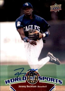 2010 Upper Deck World of Sports AUTO Jeremy Beckham #145 - Picture 1 of 2