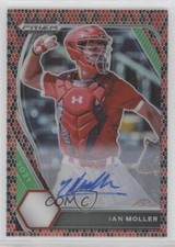 2021 Panini Prizm Draft Picks Snake Skin 5/15 Ian Moller Auto