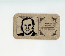 #LK.2725 CHRIS BERMAN Rare ULTRA VIOLET MAGIC INK Game Card SCARCE