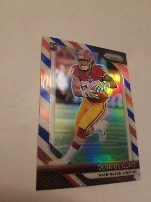 Derrius Guice 2018 Panini Prizm Red White Blue 222 - Image 1 of 2