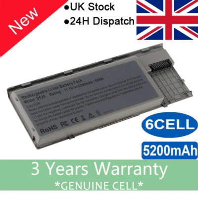 Fancy Battery For Dell Latitude D620 D630 D631 D640 M2300 TYPE PC764 TC030 -58Wh - Image 1 of 4