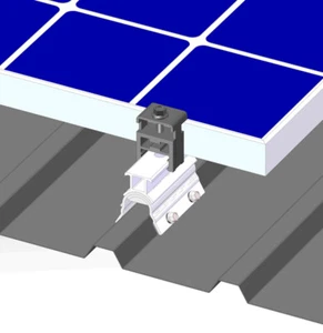 4 or 10 MageBracket Rail-less Solar Mounting Kits R-Panel Trapezoidal Metal Roof - Picture 1 of 19