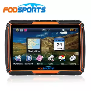 4.3 8G Waterproof Motorcycle GPS Navigator Flash Bluetooth Navigation SAT NAV FM