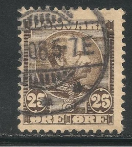 Dinamarca #67 (A11) FVF USADO HIJO - 1905 25º Rey Cristiano IX - Imagen 1 de 1