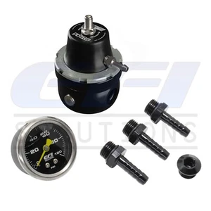 Turbosmart Black FPR6 Fuel Pressure Regulator Kit with 5/16" Barb Fittings - Picture 1 of 1