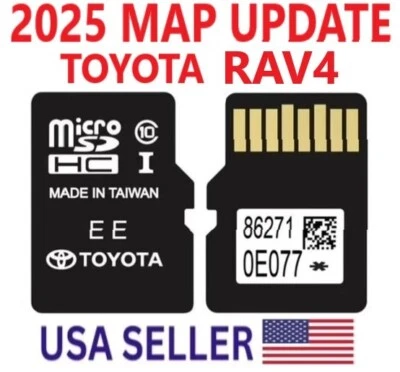 TOYOTA RAV4 NUEVA ACTUALIZACIÓN DE MAPA NAVEGACIÓN GPS TARJETA MICRO SD OEM 86271 0E077 EE. UU./CA Foto 1 de 2