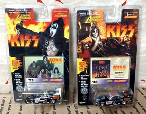 Lot of 2 1997 Johnny Lightning KISS #23 G Simmons & #46 P Criss Die-Cast New - Picture 1 of 9