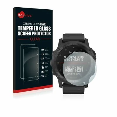 Garmin Tactix Charlie , Savvies® Xtreme HD33 Tempered Glass Screen Protector - Imagen 1 de 4