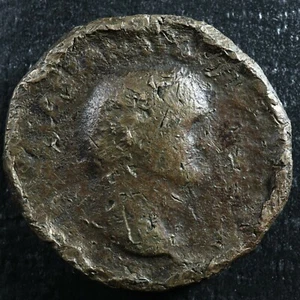Vespasian Sestertius 71 Rome RIC 197 Salus Sesterce Vespasien - Picture 1 of 4