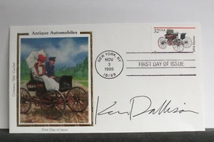 USPS FDC #3020 1995 32¢ 1894 Haynes Antique Autos Signed Ken Dallison ST1373 - Picture 1 of 4