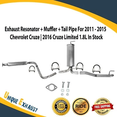 Resonador de escape + silenciador + tubo de escape para Chevrolet Cruze 11-15 | 16Cruze Limited 1,8 L Foto 1 de 4