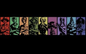 Anime one piece panels collage boys girls simple Playmat Game Mat Desk - Picture 1 of 1
