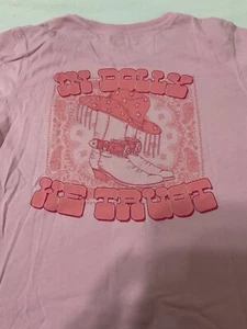 SouthernShirt Co. Light Pink In Dolly We Trust SuperSoft T-Shirt Girls’ M (8-10) - Picture 1 of 5