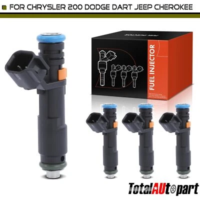 4x Inyector de combustible para Chrysler 200 15-16 Dodge Dart Jeep Cherokee Ram 2,0 L 2,4 L Foto 1 de 4