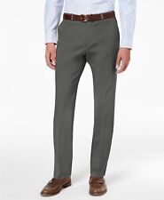 Mens 44R Kroon Modern Fit Solid Khaki Cotton Blend Suit-40-Regular-44R 40X30