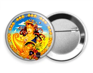 VIRGO ZODIAC HOROSCOPE ASTROLOGY SIGN SYMBOL HD ART PIN PINBACK BUTTON GIFT IDEA - Picture 1 of 1
