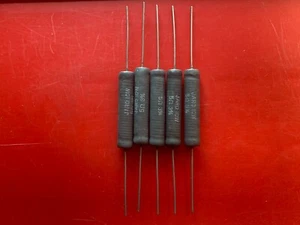 5x JARO 10W-5 OHM-3% RESISTENCIA 5 OHM 10W 3% AXIAL - Imagen 1 de 5