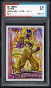 2017 PANINI FREEZER DRAGON BALL SUPER STICKER #107 SOC POP1 AUTHENTICATED - Picture 1 of 2