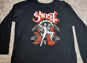 2018 Ghost Adoration XL Long Sleeve Shirt Cardinal Copia Papa Emeritus Ghouls - Picture 1 of 2