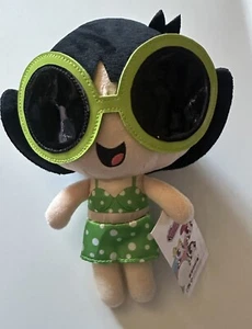 The Powerpuff Girls Buttercup Pool Party Skirt and Sunglasses Plush Doll 9” - Picture 1 of 10