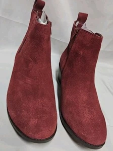 Vionic Damengröße 9,5 wasserabweisende Wildleder-Stiefeletten Roseland Shiraz pink neu ohne Karton - Bild 1 von 16