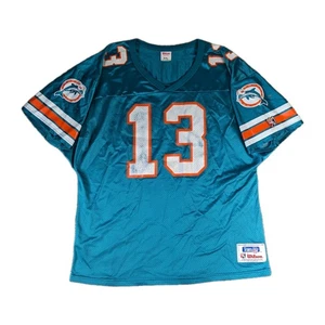 Vintage Wilson Jersey Made in USA NFL Miami Dolphins Marino #13 Men's Size XXL - Picture 1 of 15