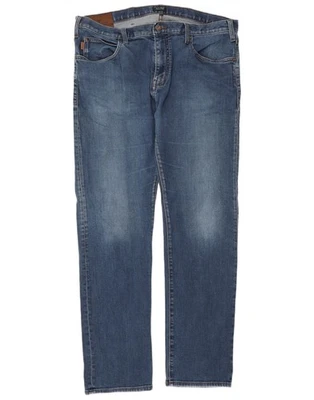 Jeans reto masculino ARMANI W38 L33 azul algodão BR09 - Imagem 1 de 4