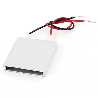 Aluminum PTC Heater Thermostat Constant Temperature 30x30x6mm 24V 60C 10-40W - Image 1 of 2