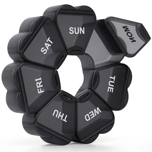 Large Weekly Pill Organizer, Pill Box 7 Day, Daily Vitamin Case Large Capacit... - Picture 1 of 6