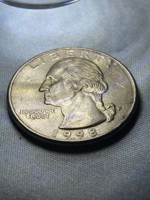 1998 P Washington Quarter DDO. Doubling "In God We Trust" Very Noticeable #1 - Image 1 of 4