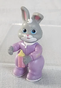Figura De Colección 1997 Fisher-Price Hideaway Hollow Brown Bunny Rabbit Baby 2.5" - Imagen 1 de 7