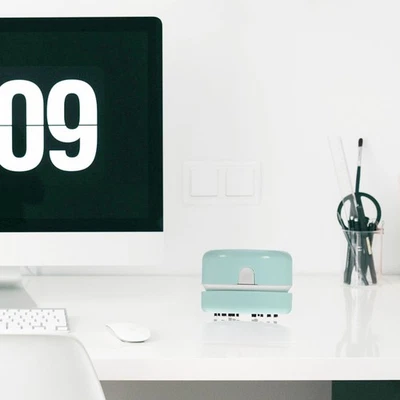 1pc Mini Creative Desktop Cleaner Cordless Dust Collector Vacuum Portable Vacuum - Image 1 of 4