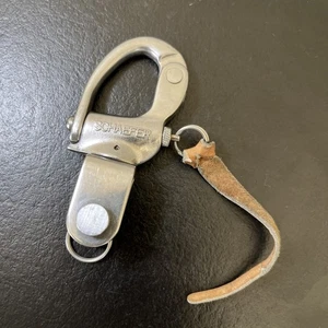 SCHAEFER STAINLESS SWIVEL LARGE BAIL SNAP SHACKLE 3 1/2" LONG - Bild 1 von 11